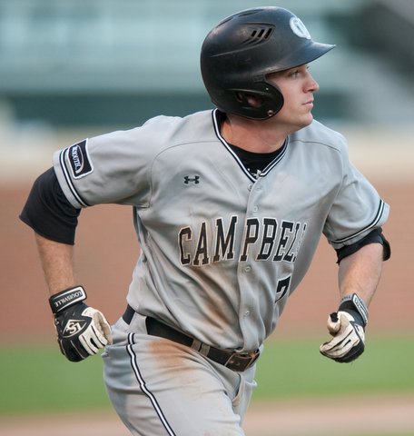 Campbell junior designated hitter Matt Parrish