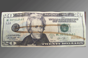 This counterfeit $20 bill was passed at the Shell station on US70 in Selma Sunday night.